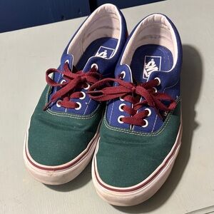 Men’s Vans Blue and Green Sneakers